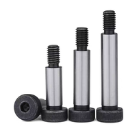 Vis à épaule en acier allié, oxyde noir, usinée, pour machines textiles, norme ISO 7379, tailles M5 à M10, pour rouleaux