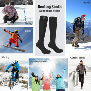 Chaussettes chauffantes électriques <span class=keywords><strong>Bluetooth</strong></span> SAVIOR 7.4V 2200mah avec batterie au lithium grise, chaussettes chauffantes à piles pour femmes et hommes - Product Image 5