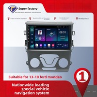 Reproductor de DVD con Pantalla Táctil para Automóvil Android, Reproductor de Automóvil con Carplay Inalámbrico Android, Cámara de Automóvil, Radio para Ford Fusion Mondeo 5 2012-2019