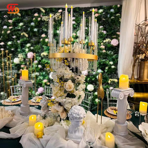 Porte-bougie décoratif en métal unique, vente chaude, centre de table, chandelier pour décoration de mariage - Product Image 2