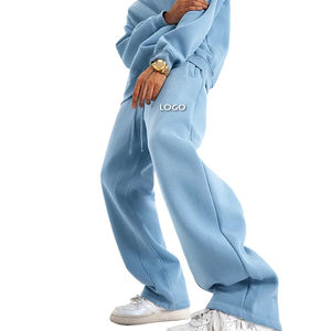 Pantalones de chándal de gran tamaño, pantalones holgados de pierna ancha, ropa de calle, Joggers, ajuste relajado, Unisex, gimnasio, entrenamiento físico, ropa de estilo de vida informal - Product Image 3