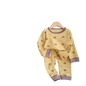 Kinder 0-10 Jahre alt Anzug Baumwolle Frauen Pyjama zweiteilige Jungen Unterwäsche Baby Home Kleidung