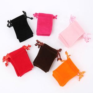 Vente en gros de sacs à bijoux de haute qualité et tendance, pochette en tissu suédé, pochette en velours pour bijoux - Product Image 6