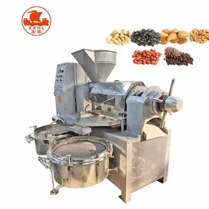 Máquina extratora de óleo de sementes de algodão, máquina de prensa para óleo, grãos de soja, flor de coco, bombinha, raposa, uso comercial