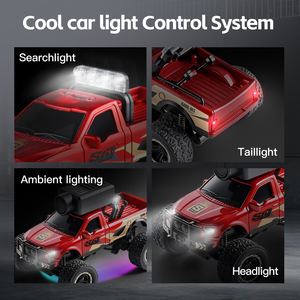 Nuevo Camión Monstruo Eléctrico de Plástico a Escala Completa 1:64 de Weili, con Cámara FPV de Alta Definición, Modelo de Auto RC Todoterreno para Exteriores - Product Image 5
