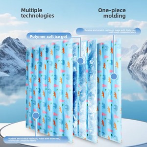 Neue Sommer Wasserdichte Haustier-Kühlmatte & Kissen Hundebett mit Cartoon-Tierdruck Eisunterlage - Product Image 3