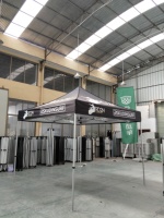 10x10 publicité Logo extérieur en aluminium salon tente exposition événement chapiteau Gazebos auvent Pop Up tentes imprimées personnalisées