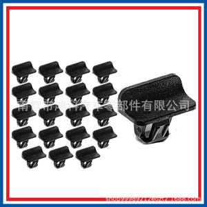 Chrysler Jeep Wrangler <b>Bumper</b> Grille Mounting <b>Clips</b> 11547341 Nylon Black For Replace Repair - Product Image 5