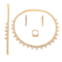 Accessoires de mariage élégants pendentif goutte d'eau déclaration Collier Simple Classique Ensemble de bijoux de mariée BN9068 Bijoux Femme Ensembl