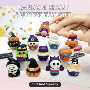 Juguete Antiestrés de Goma con Forma de Fantasma de Dibujos Animados, de Compresión Lenta, para Aliviar el Estrés, Ideal para Regalos Promocionales - Product Image 2