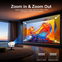 Proyector Inteligente Topleo con Decodificación de Video 8K, Proyector para el Hogar Allwinner H726 650 ANSI HDR10 Plus HD BT Android 14 LED