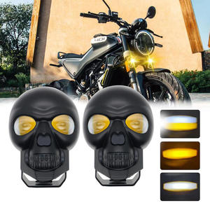 Vente directe d'usine : Phares antibrouillard LED pour moto, phares crâne couleur Ducal, phare crâne pour moto - Product Image 6