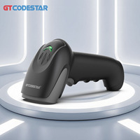 Escáner de Código de Barras Portátil GTCODESTAR, Lector de Códigos de Barras 1D y 2D, Pistola Escaneadora de Códigos de Barras Inalámbrica, Escáner de Códigos QR para Supermercado