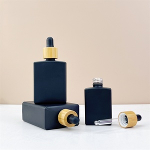 ขวดแก้วสีเหลืองอำพันเข้มขนาด 50 มล. แบบหยดทรงสี่เหลี่ยม ขวดแก้วทรงแบนสำหรับน้ำมันหอมระเหย ขวดแก้วทรงสี่เหลี่ยมสำหรับบรรจุเซรั่มบำรุงผิว - Product Image 6