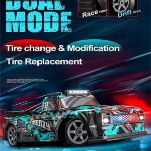 รถดริฟท์บังคับวิทยุ S923 S924 2.4G ขับเคลื่อน 4 ล้อ ขนาด 1/16 ความเร็วสูง ของเล่นรถบังคับวิทยุสำหรับเด็ก - Product Image 6