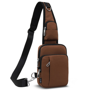 Nueva Bolsa de Pecho de Viaje para Hombre, Informal, de Gran Capacidad, Ligera, Simple, Impermeable, de Tela Oxford con Cierre - Product Image 4