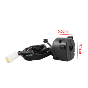 Motorcycle Handlebar <b>Switch</b> 12V 22mm Universal <b>Lighting</b> Control Compact Plastic Retrofit Upgrade Part MP-1065-BK - Product Image 4