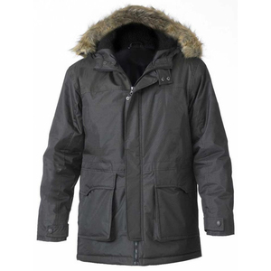 Fourniture d'usine OEM Manteau d'<span class=keywords><strong>hiver</strong></span> imperméable et respirant personnalisable à capuche Parkas pour hommes Veste avec grandes poches - Product Image 1