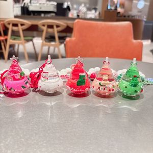 Llavero Colgante Creativo de Árbol de Navidad Líquido con Cadena de Cuentas para Colgar en Bolsos, Regalo - Product Image 6