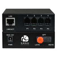 Fast Delivery 8 Channel Telephone Fxo Fxs Over Fiber Mux RJ11 Pots to Fiber Converter with FE Port