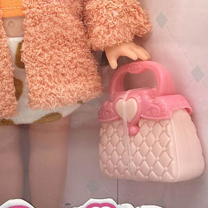 Tenues décontractées délicates Poupée de mode pour fille de 12 pouces avec accessoires, vêtements de poupée, pince à cheveux et ensemble de jouets avec sac à main - Product Image 6