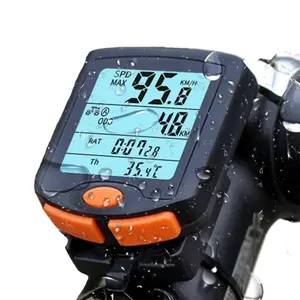 Compteur de vitesse de vélo numérique multifonction étanche ordinateur de vélo mesure de vitesse chronomètre filaire