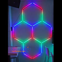 Nouvel éclairage LED hexagonal intelligent RGB pour intérieur, idéal pour les bars et les comptoirs de discothèques – Meilleure vente