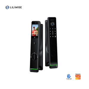 กุญแจล็อคดิจิตอลแบบสแกนลายนิ้วมือ หน้าจอสัมผัส คีย์แพด แอป Tuya Smart Life กล้องวิดีโออัจฉริยะ พร้อมระบบจดจำใบหน้า - Product Image 1