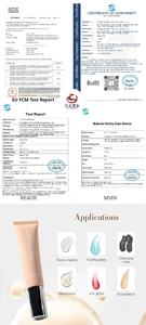 맞춤형 로고 및 디자인 고급 플랫 원형 튜브, 화장품 PCR PBL LDPE 포장용 30ml 60ml 200ml 스킨케어 소프트 튜브 - Product Image 5