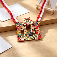 Promotion personnalisé métal carnaval médaille artisanat événement activité 3D Fiesta médaille or argent Bronze placage Portable