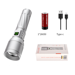 Lampe torche laser zoom super brillante à haute luminosité 800LM pour la chasse, éclairage de 1500m, rechargeable, LED en alliage d'aluminium longue portée - Product Image 3