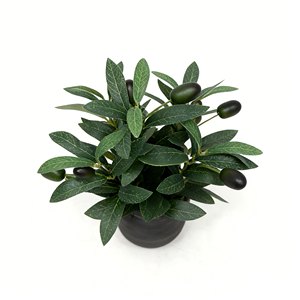 Plantes artificielles délicates <span class=keywords><strong>en</strong></span> forme de branche d'<span class=keywords><strong>olivier</strong></span>, décor <span class=keywords><strong>en</strong></span> fourrure rose, verdure artificielle, arbre artificiel dans un <span class=keywords><strong>pot</strong></span> <span class=keywords><strong>en</strong></span> céramique, charmant <span class=keywords><strong>pour</strong></span> la maison, le bureau - Product Image 3