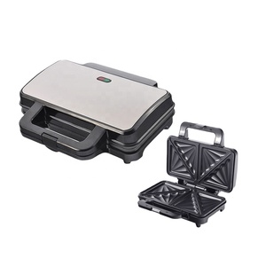 3 en 1 En Acier Inoxydable Détachable à Sandwich à <span class=keywords><strong>2</strong></span> tranches Petit Dejeuner Toasteur Machine à Gaufrier - Product Image 1