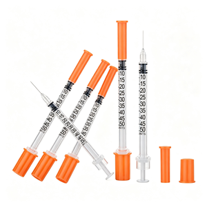 Seringues à insuline 1 ml, calibre 31, pour soins vétérinaires, U100, 6 mm, 50 unités, <span class=keywords><strong>seringue</strong></span> hypodermique - Product Image 4