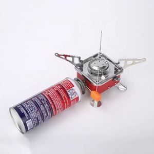 Réchaud de camping portable, cuisinière de randonnée, survie d'urgence, nouveauté pour l'extérieur, réchaud à gaz léger en acier inoxydable pliable pour le bois - Product Image 3