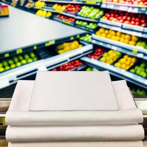 แผ่นซับน้ำคุณภาพสูงแบบใช้แล้วทิ้ง สำหรับซับความชื้นในผลไม้และผัก บรรจุภัณฑ์สำหรับรักษาความสดของอาหาร ส่งตรงจากโรงงาน - Product Image 1