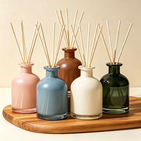 Diffuseur de parfum en verre personnalisé avec logo imprimé, 50 ml, liquide rafraîchissant pour l'air avec huile essentielle, parfum d'intérieur longue durée