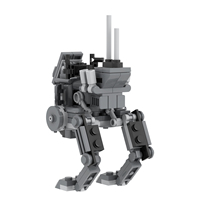 MOOXI Bricks MOC2382 103 pièces AT-RT Star DIY Cadeau à assembler Construction Anime Ensembles de blocs de construction éducatifs Jouets pour enfants
