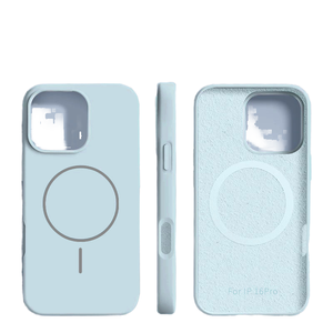 Custodia protettiva in <span class=keywords><strong>Silicone</strong></span> per <span class=keywords><strong>iPhone</strong></span> 15 16 Pro ufficiale dello stesso modello per telefono cellulare con anello sottile magnetico 13 liquido - Product Image 3