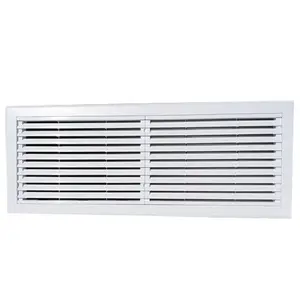 Aluminium Raam Louvre Terugkeer Air Grille Dubbele Afbuiging Air Diffuser Roosters