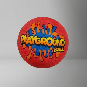 Rubber Playground Ball Inflatable Toy Size 8.5" for Kids Outdoor Games School Sports Training and Recreational Activities