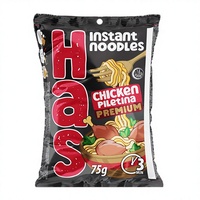Premium Chicken Flavour Instant Fried Noodles Block, 75g, Quick Cook 3 Minutes
