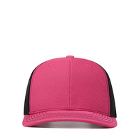 Casquettes de camionneur personnalisées OEM avec logo brodé, casquettes Gorras en tissu recyclé issu du plastique marin, casquette écologique bleu marine durable