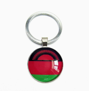Llavero de Metal con Domo de Cristal Transparente con la Bandera de Somalia, un Atractivo Símbolo Nacional, Decoración para Bolsos - Product Image 6