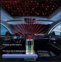 Diffuseur de parfum de voiture en verre de luxe haute performance, alimenté par USB, électrique, pulvérisation automatique, parfum longue durée, lumière étoilée