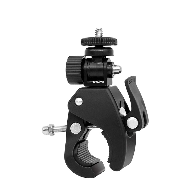 Camera Morsetto Treppiede Bicicletta Della Bici Del Motociclo Manubrio Maniglia Bar Camera Mount + Treppiede Adattatore per Fotocamere Digitali Gopro Hero