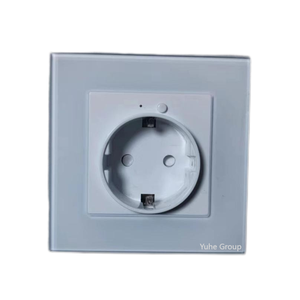 Prise murale, prise murale avec panneau en verre trempé, prise murale avec interrupteur de sécurité - Product Image 4