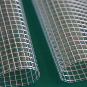 ROHS Rõ Ràng PVC/EVA Trong Suốt Sandwich Lưới Vải Cho Túi - Product Image 2