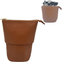 Sac de rangement pour pinceaux de maquillage de voyage personnalisé, support convertible pour pinceaux, étanche, portable, pochette pour pinceaux de maquillage, sacs cosmétiques
