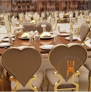 Muebles <span class=keywords><strong>de</strong></span> <span class=keywords><strong>Alquiler</strong></span> <span class=keywords><strong>para</strong></span> Bodas, <span class=keywords><strong>Sillas</strong></span> <span class=keywords><strong>de</strong></span> Boda <span class=keywords><strong>de</strong></span> Acero Inoxidable Dorado <span class=keywords><strong>para</strong></span> Eventos, Comedor y Hotel - Product Image 4